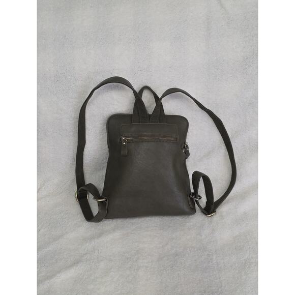 Joy Susan Julia Mini Backpack Purse Dark Olive Green Colored Vegan Leather main image 13